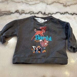 Disney Bambi Gray Kids Sweatshirt
